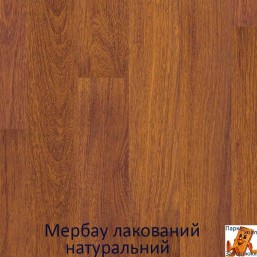 Доска мербау натурального лакированного